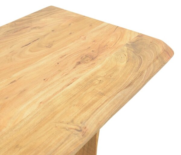 Consolă Mende, Lemn Masiv Acacia, Natural, 110x50x76 cm
