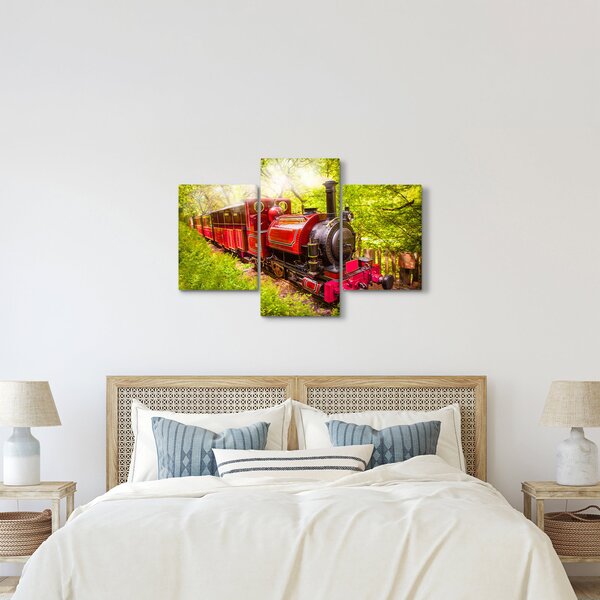 Tablou - Tren cu aburi (90x60 cm)