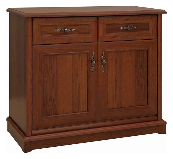 Comoda clasica living KENT EKOM2D2S, castan, PAL, 101x45x91 cm