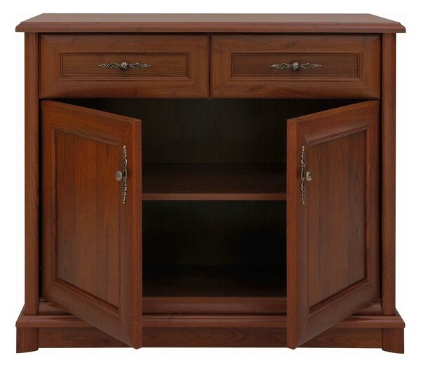 Comoda clasica living KENT EKOM2D2S, castan, PAL, 101x45x91 cm