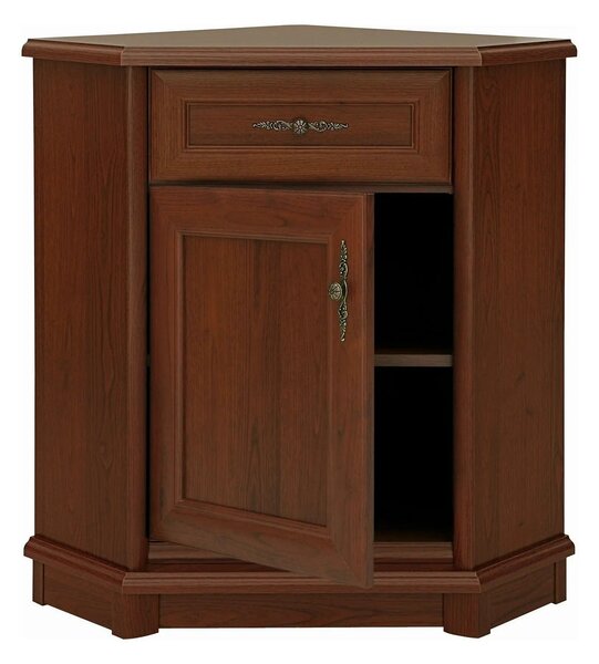 Comoda de dormitor KENT EKOM1DSN, castan, PAL, 60x61x91 cm