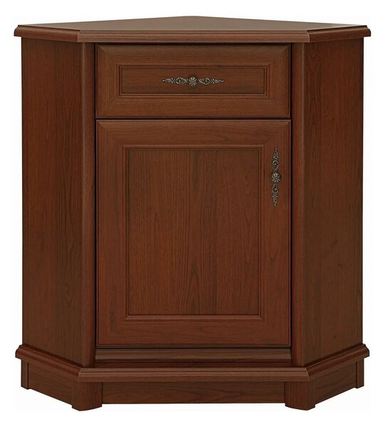 Comoda de dormitor KENT EKOM1DSN, castan, PAL, 60x61x91 cm