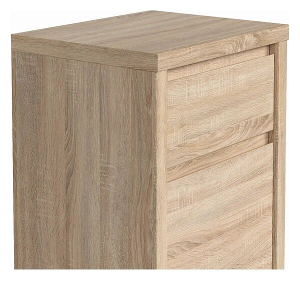 Comoda KASPIAN KOM1D1SP, stejar sonoma, PAL, 49x41x77 cm