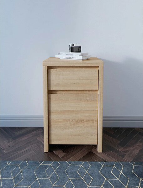 Comoda KASPIAN KOM1D1SP, stejar sonoma, PAL, 49x41x77 cm