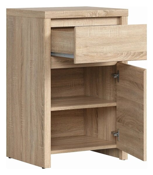 Comoda KASPIAN KOM1D1SP, stejar sonoma, PAL, 49x41x77 cm