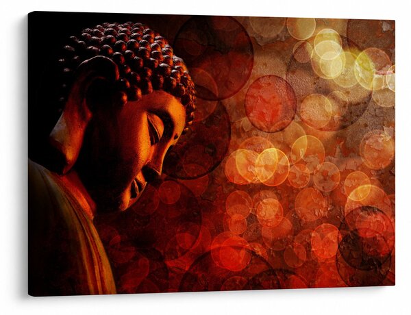 Tablou - Buddha în nuanțe roșii (70x50 cm)