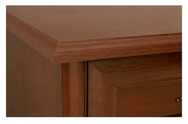 Comoda Kent EKOM5S, castan, PAL, 62x45x109 cm