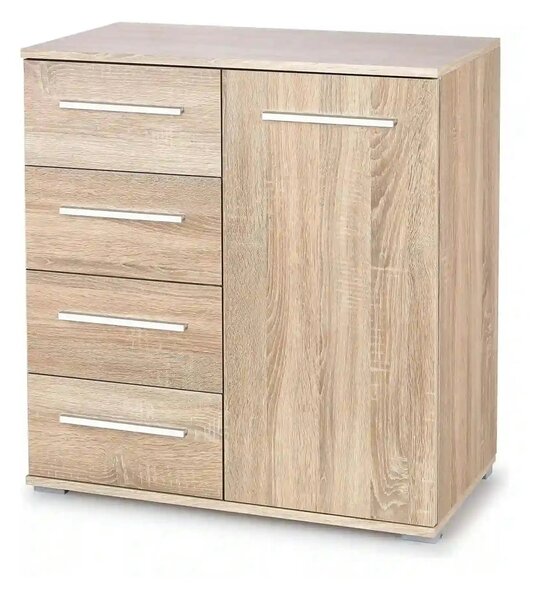 Comoda Lima KM2, stejar sonoma, PAL, 77x40x82 cm