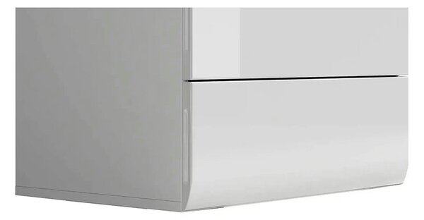 Comoda AZTECA TRIO, alb, PAL, 60x41x104 cm
