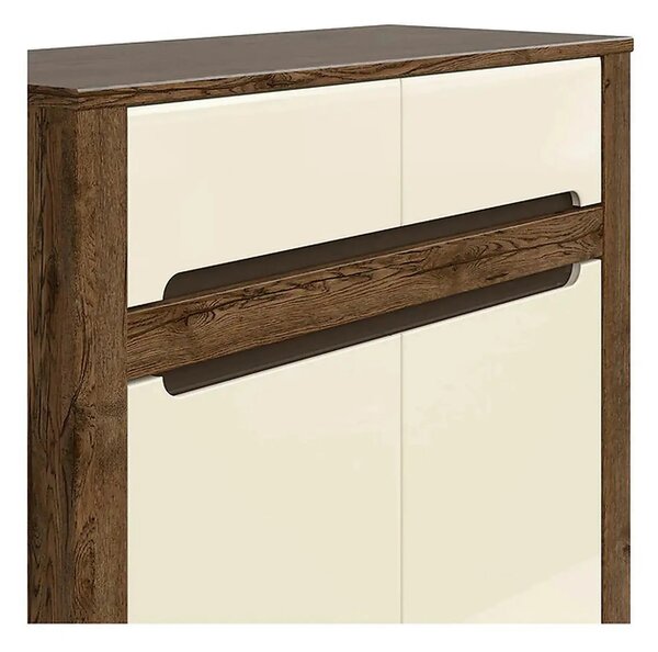 Comoda RUSO KOM2D2S, nuc/bej, PAL, 104x46x99 cm