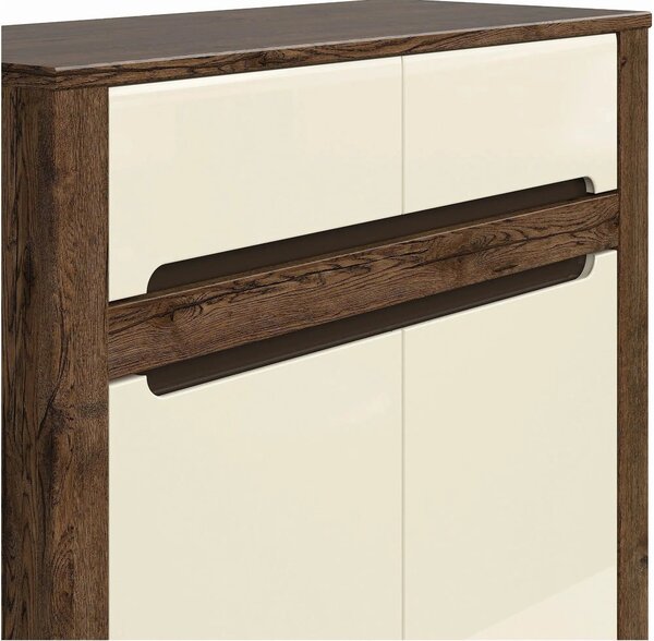 Comoda RUSO KOM2D2S, nuc/bej, PAL, 104x46x99 cm