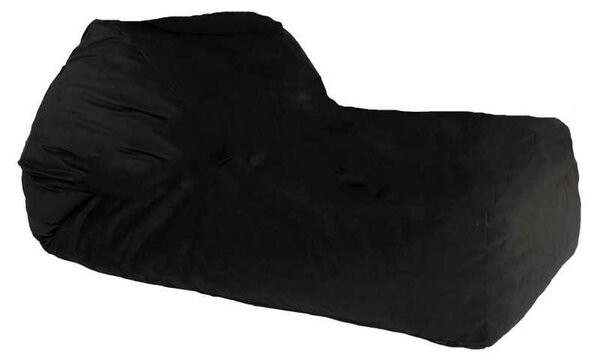 Fotoliu Yoga XL si Perna, Material Textil - Negru
