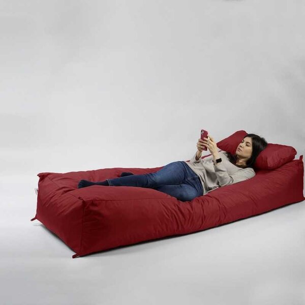 Fotoliu Yoga XL si Perna, Material Impermeabil - Red