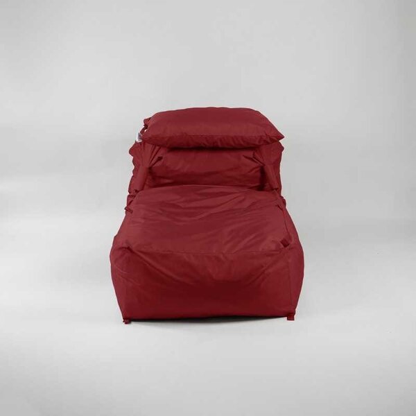 Fotoliu Yoga XL si Perna, Material Impermeabil - Red