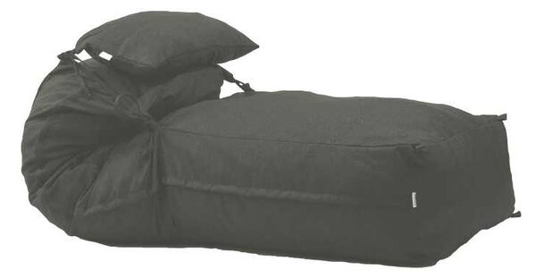 Fotoliu Yoga XL si Perna, Material Textil - Moon Grey