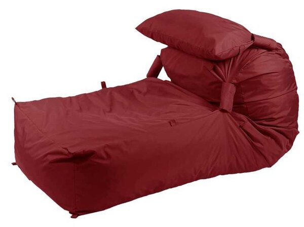 Fotoliu Yoga XL si Perna, Material Impermeabil - Red