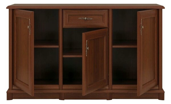 Comoda clasica KENT EKOM3D1S, castan, PAL, 154x45x91 cm