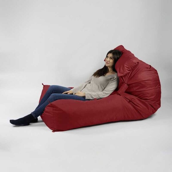 Fotoliu Yoga XL si Perna, Material Impermeabil - Red