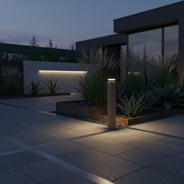 Lampă LED de exterior Ideal Lux BOEING LED/14W/230V d. 70 cm IP65 negru