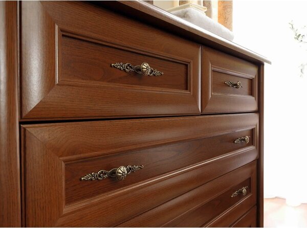 Comoda clasica KENT EKOM3D1S, castan, PAL, 154x45x91 cm