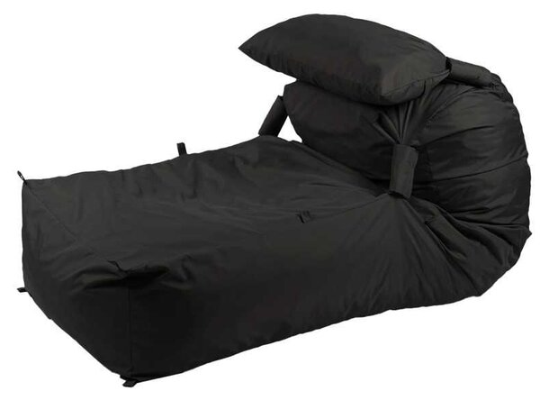 Fotoliu Yoga XL si Perna, Material Impermeabil - Negru
