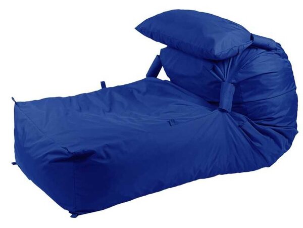Fotoliu Yoga XL si Perna, Material Impermeabil - Blue Royal