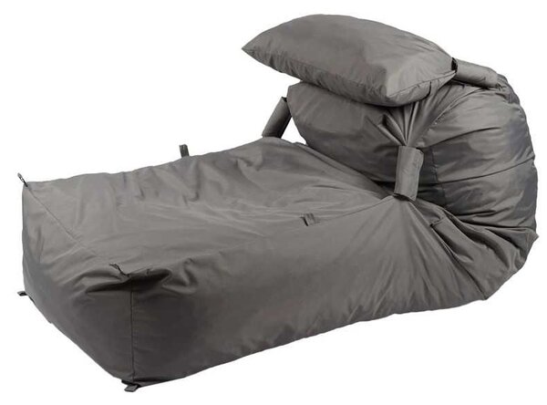 Fotoliu Yoga XL si Perna, Material Impermeabil - Grey