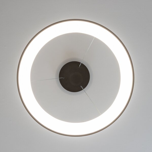 Brilagi - Pendul LED FALCON II cu dimmer, pe cablu, 99W/230V, diam. 60 cm, negru + telecomandă