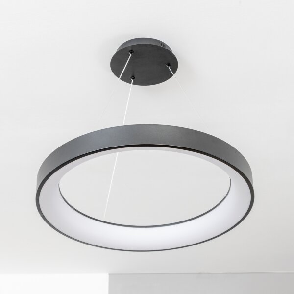 Brilagi - Pendul LED FALCON II cu dimmer, pe cablu, 99W/230V, diam. 60 cm, negru + telecomandă