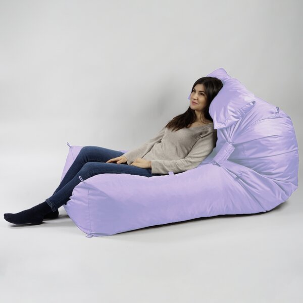 Fotoliu Yoga XL si Perna Pufrelax, Material Impermeabil, Lilac