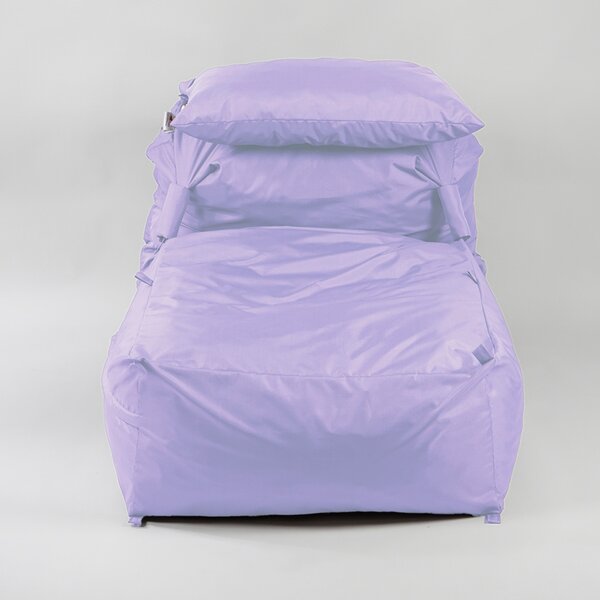 Fotoliu Yoga XL si Perna Pufrelax, Material Impermeabil, Lilac