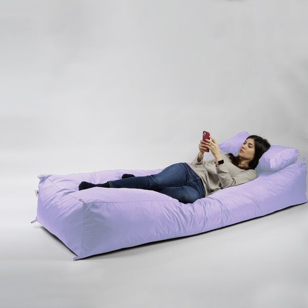 Fotoliu Yoga XL si Perna Pufrelax, Material Impermeabil, Lilac