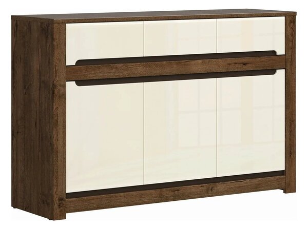 Comoda RUSO KOM3D3S, nuc/bej, PAL, 149x46x99 cm