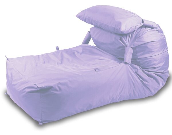 Fotoliu Yoga XL si Perna Pufrelax, Material Impermeabil, Lilac