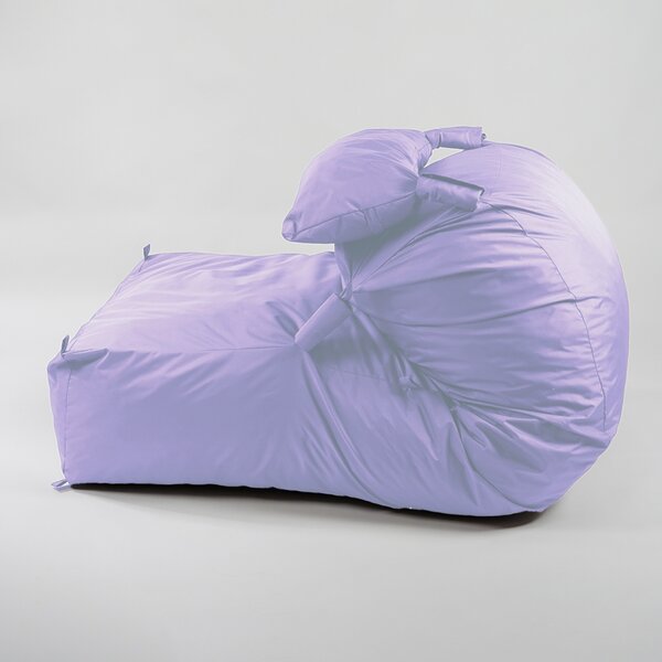 Fotoliu Yoga XL si Perna Pufrelax, Material Impermeabil, Lilac