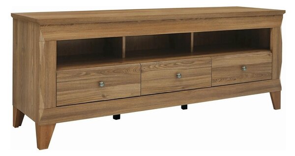 Comoda TV BERGEN RTV3S, stejar auriu, PAL, 156x47x64 cm