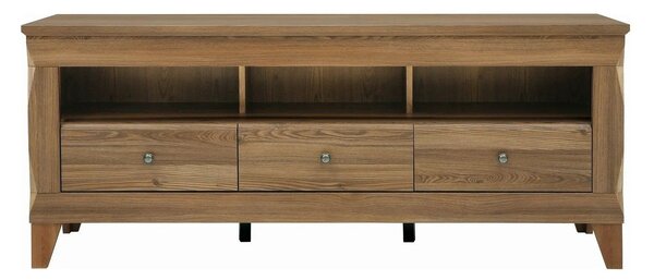 Comoda TV BERGEN RTV3S, stejar auriu, PAL, 156x47x64 cm
