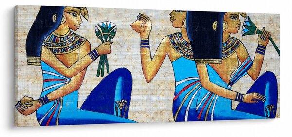Tablou - Picturi egiptene (120x50 cm)