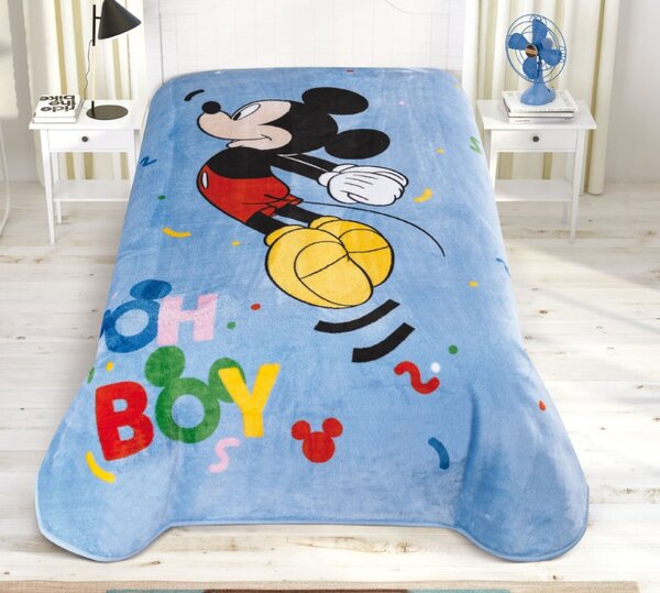 Patura de lux Tac 160x220cm, Disney Mickey Mouse Oh Boy