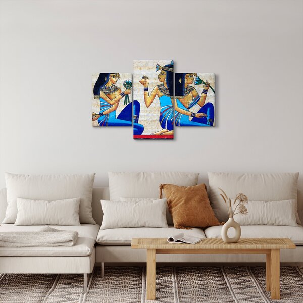 Tablou - Picturi egiptene (90x60 cm)