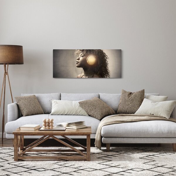 Tablou - Puterea muzicii (120x50 cm)