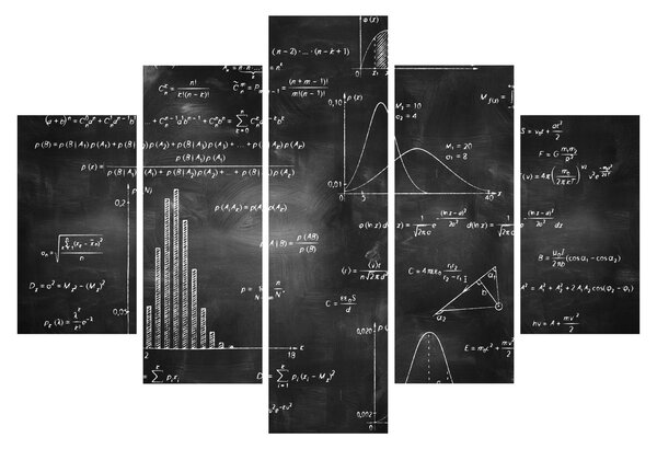 Tablou - Dragoste de numere (150x105 cm)