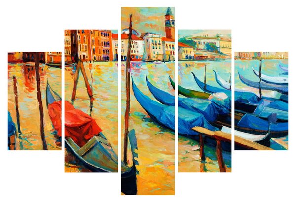 Tablou - Port în Veneția (150x105 cm)