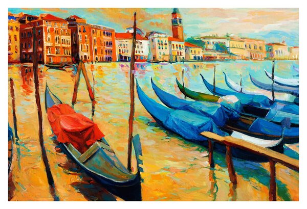 Tablou - Port în Veneția (90x60 cm)