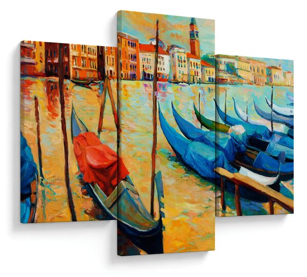 Tablou - Port în Veneția (90x60 cm)