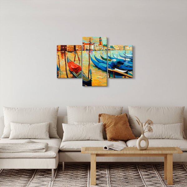 Tablou - Port în Veneția (90x60 cm)
