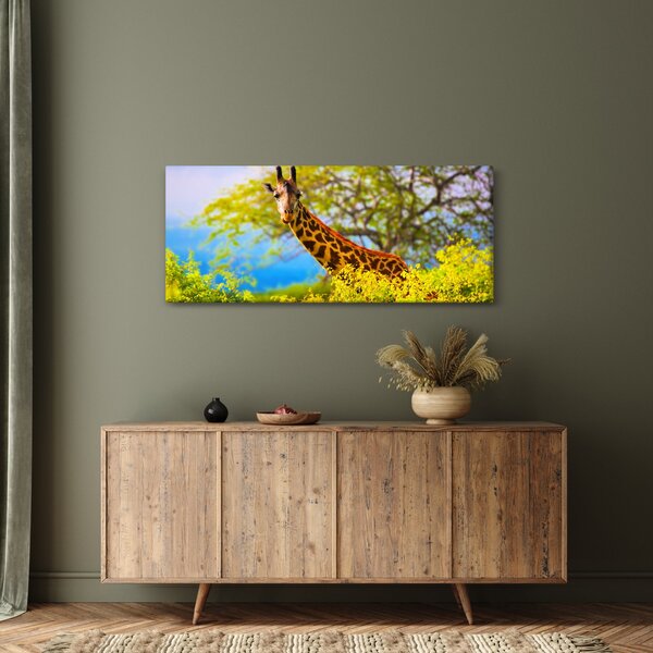 Tablou - Girafa în Africa (120x50 cm)