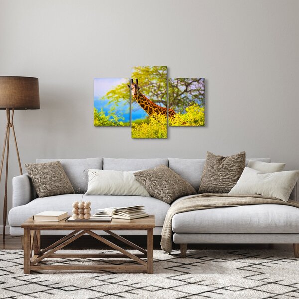 Tablou - Girafa în Africa (90x60 cm)