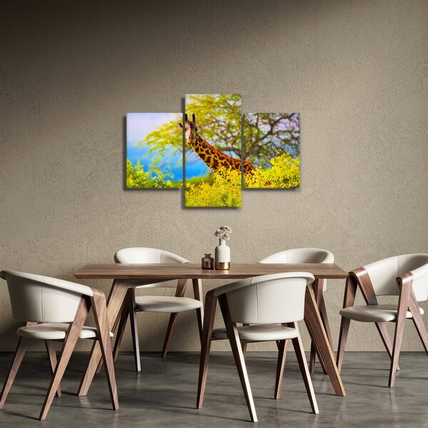 Tablou - Girafa în Africa (90x60 cm)