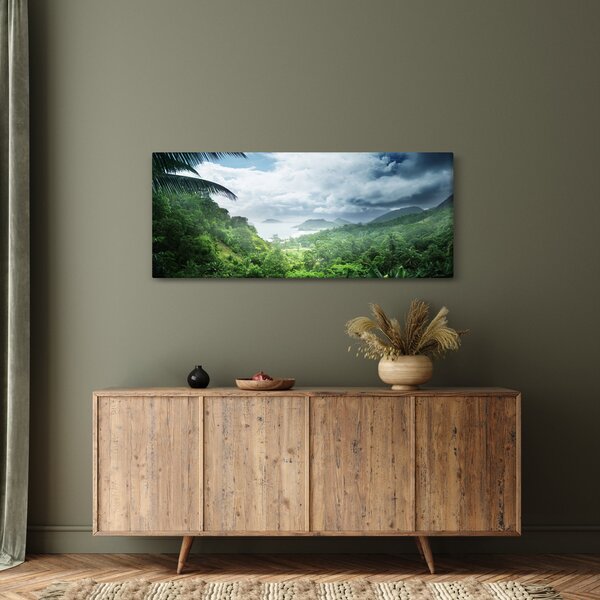 Tablou -Jungla din Seychelles (120x50 cm)